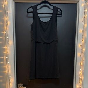 Prana Classic Black Sleeveless Mini Dress
